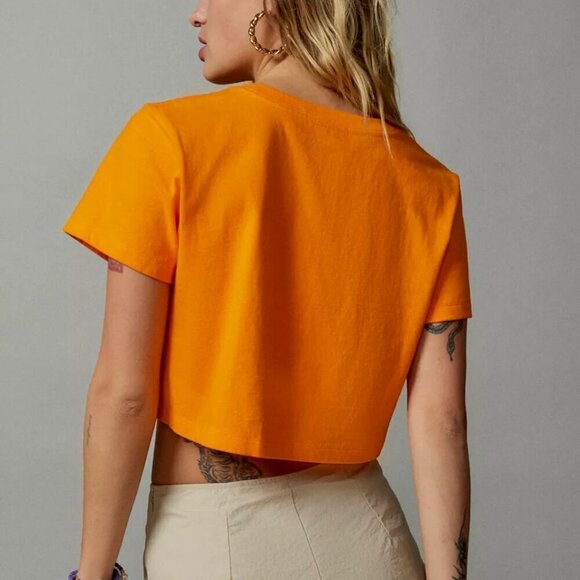 NWT Urban Outfitters Best Friend Easy Fit Orange Tee - Picture 3 of 6